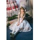 Miss Point Goose's Flower Basket Square Collar JSK(Reservation/3 Colours/Full Payment Without Shipping)